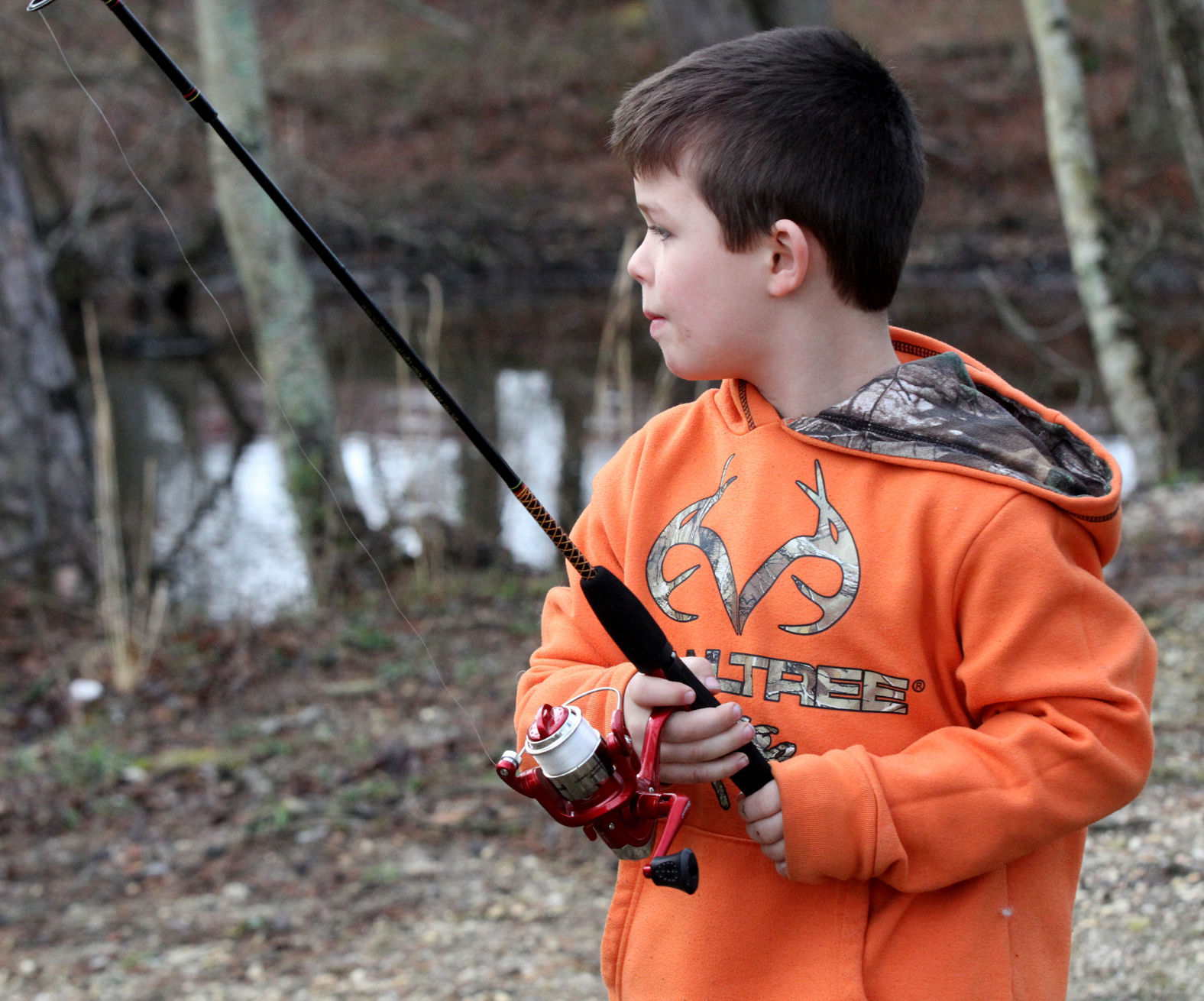 Trout fishing at Birch Grove
